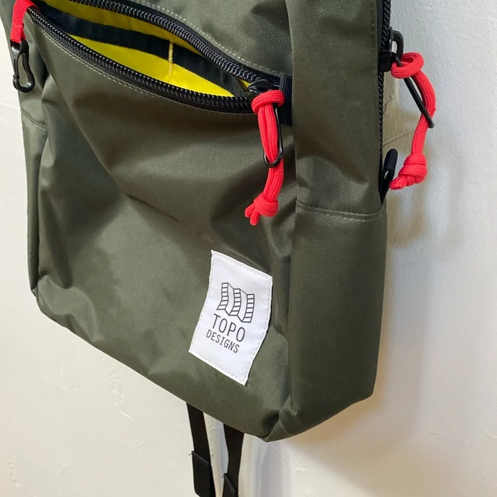 Topo designs canvas day pack